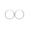 Boucles d'oreilles créoles en argent