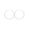 Boucles d'oreilles créoles en argent