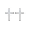 Boucles d'oreilles Cruz Puces en argent