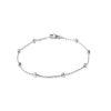 Bracelet en argent rhodié